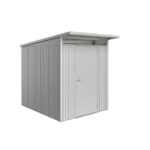 KOVINSKA VRTNA HIKA BIOHORT 180X260X218 CM AVANTGARDE STANDARD VRATA SREBRNA